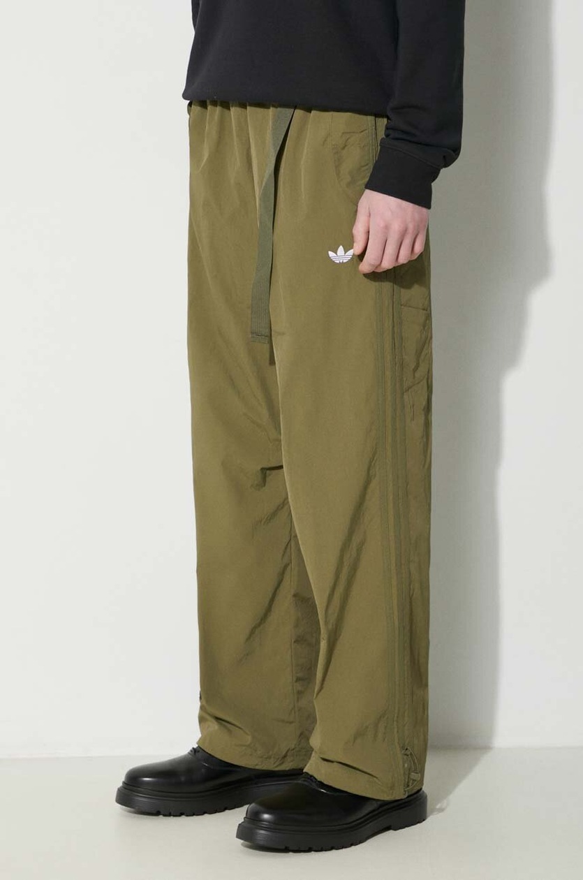 adidas olive green track pants