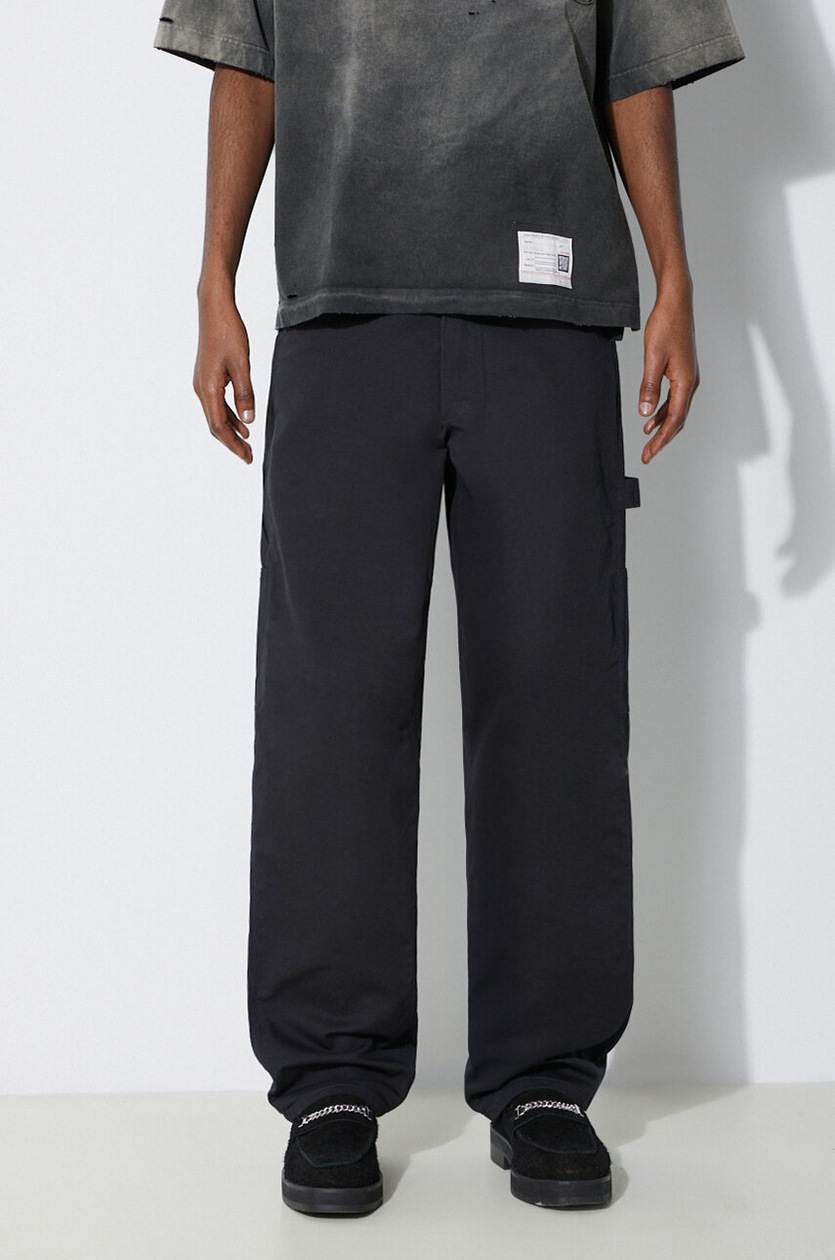 Nanga trousers Hinoc Ripstop Field Pants men's black color