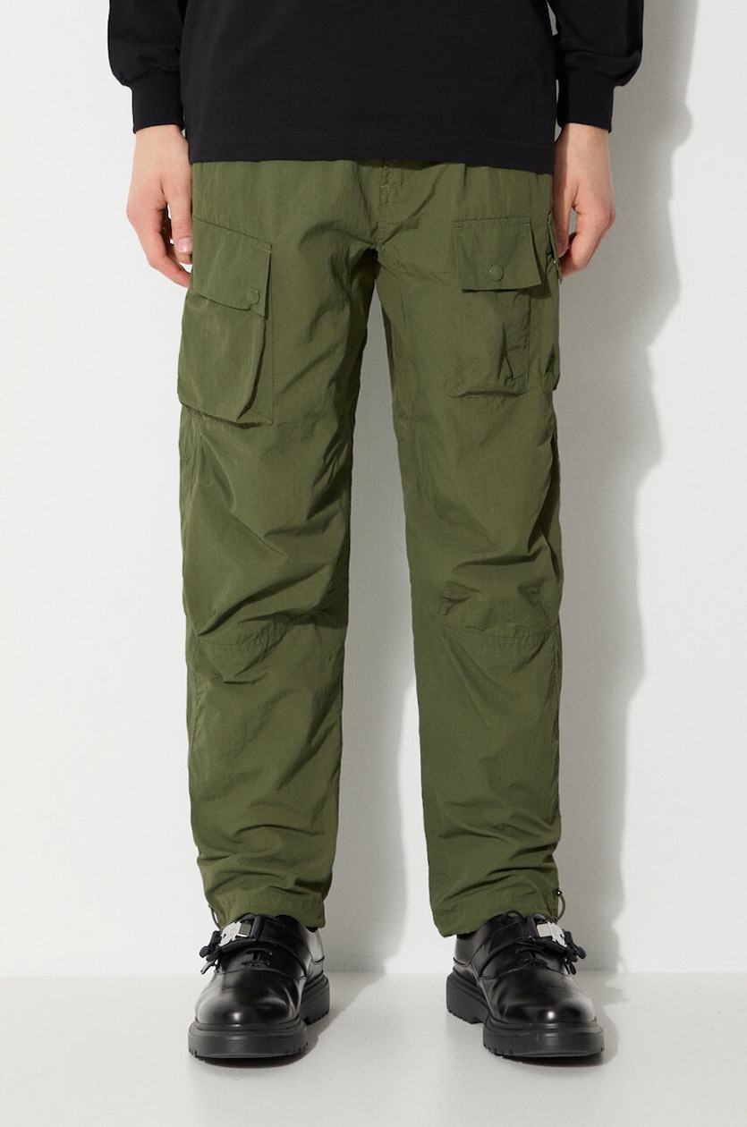 Maharishi trousers Veg Dyed Cargo Track Pants Japanese men's green