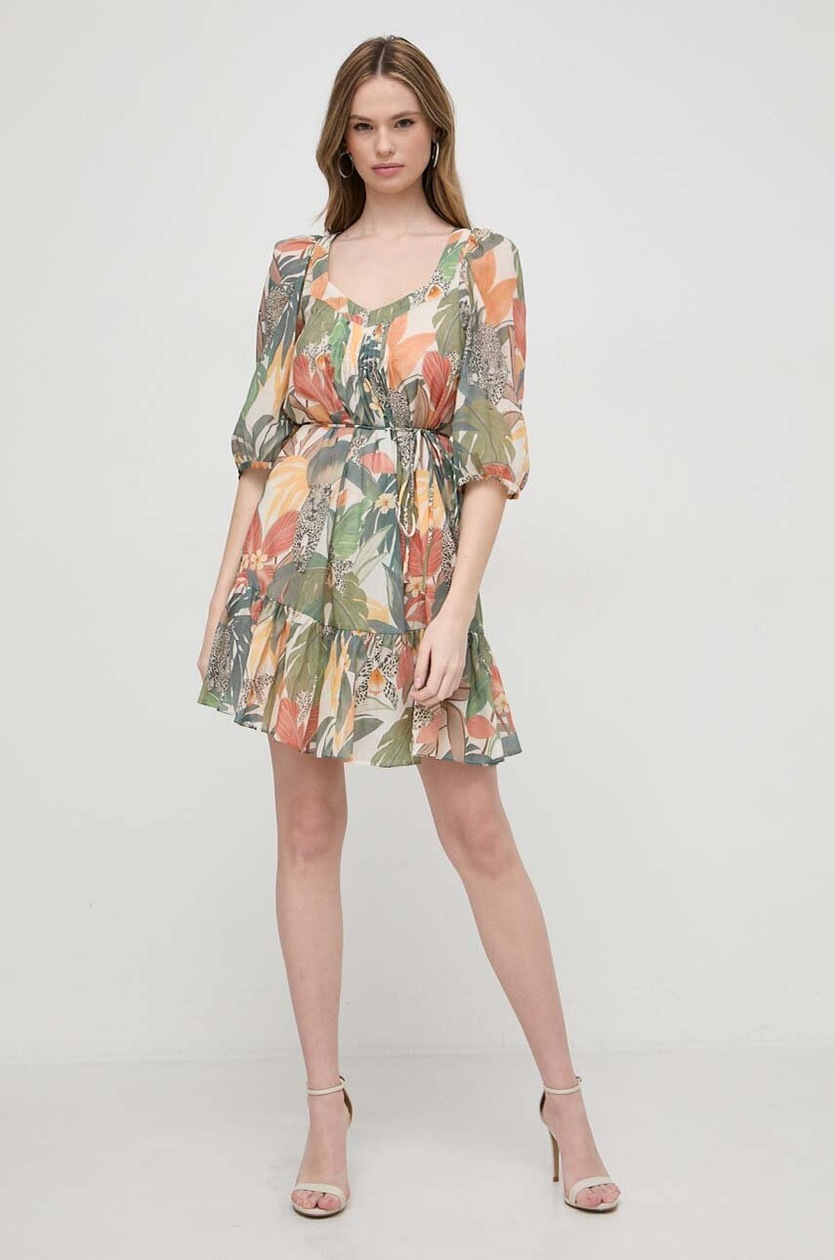 Aloha9.6PUシングル Twinset sukienka bawełniana mini rozkloszowana | Answear.com