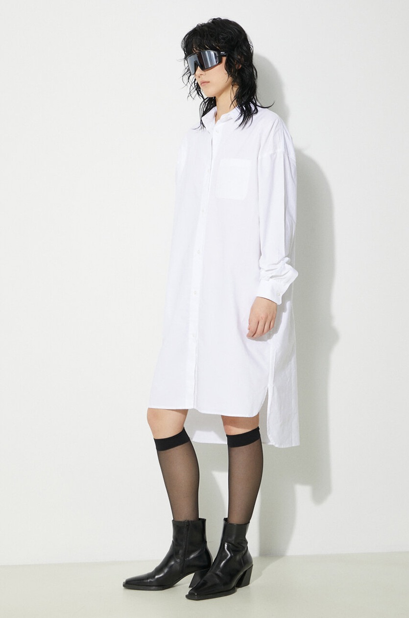 Sportmax cotton dress Fabiana white color 2512221092600 at