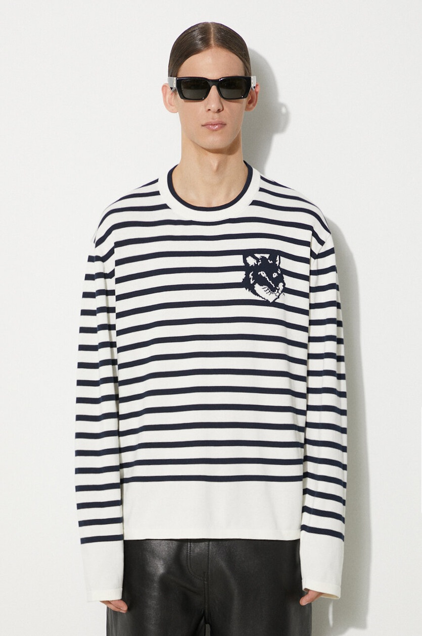 Maison Kitsuné cotton jumper Fox Head Intarsia Comfort