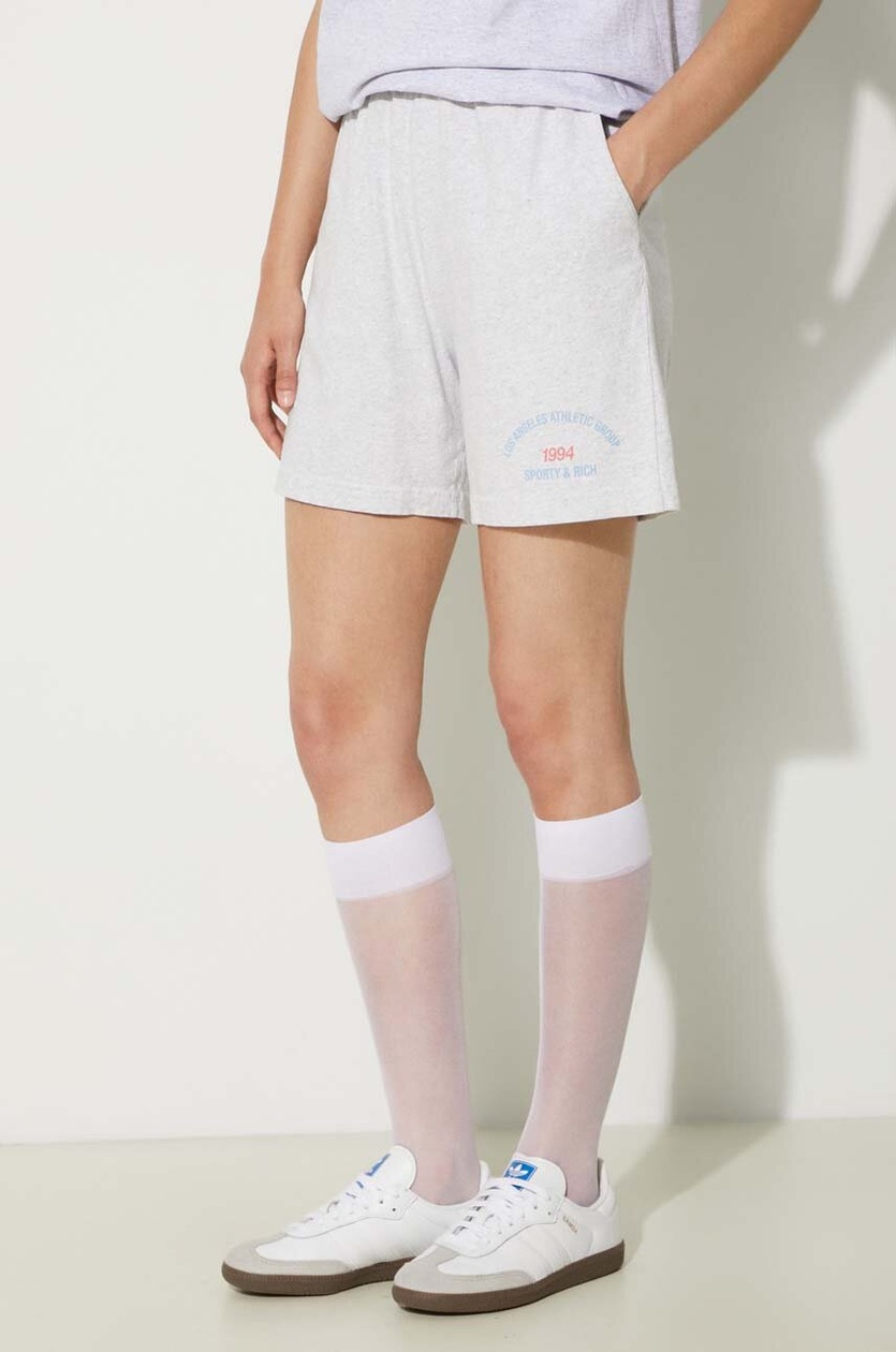 超話題新作 & Sporty Rich EU PRM Shorts Gym Group Athletic LA shorts トップス