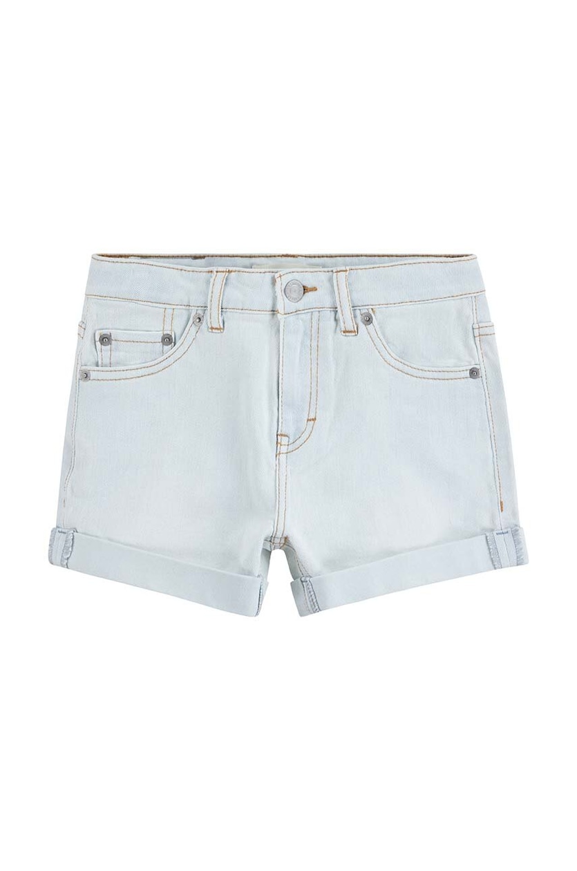 Levi's Kids Pantaloncini Di Jeans - Shorts In Denim Elasticizzato Per Bambini E Ragazzi, Vita Media - Foto 5
