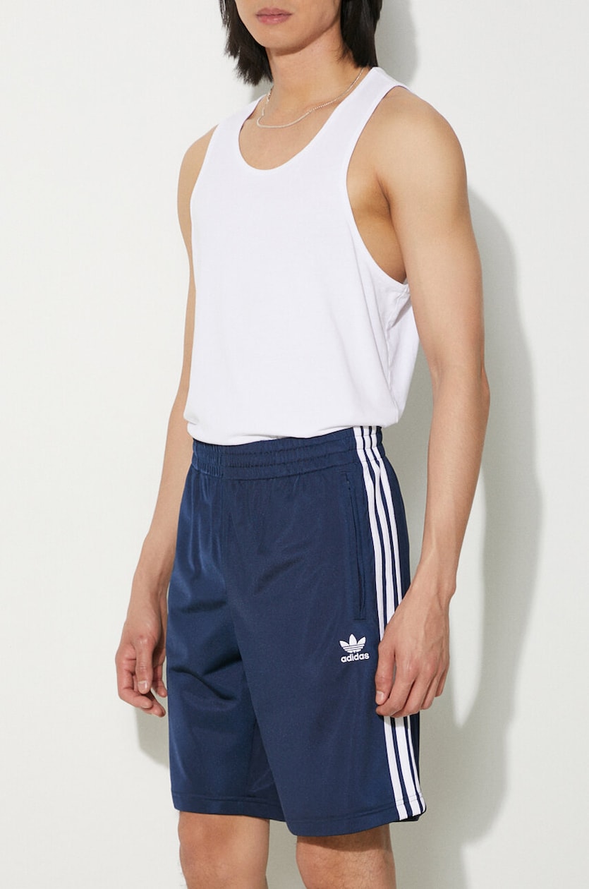 adidas Originals shorts Firebird men s navy blue color IM9422 at PRM US