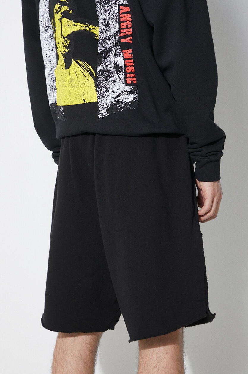 【関税＆送料込み】Rick Owens Knitted Shorts Rick Owens cotton shorts Knit Shorts Creatch Cargo Pods