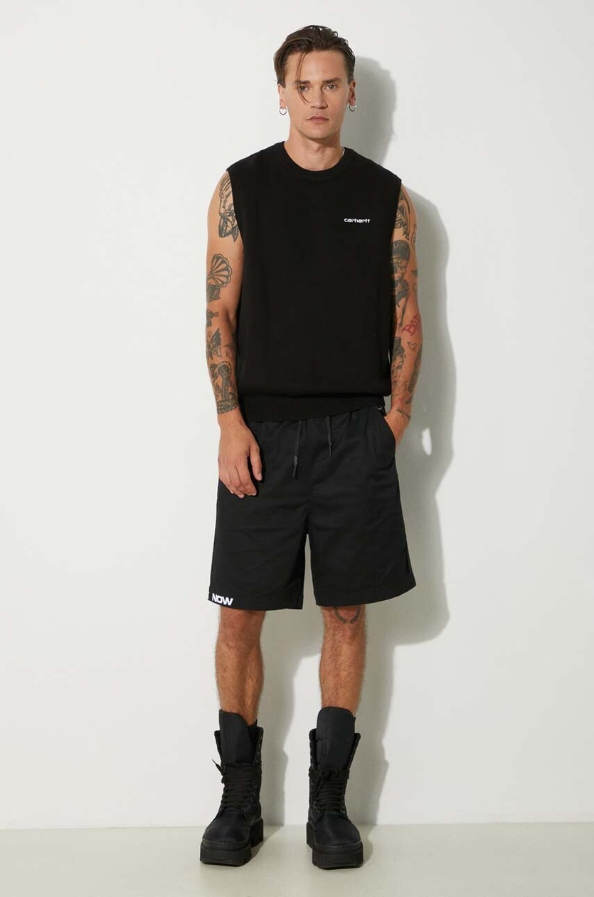ameri TAILORED SHORT SALOPETTE ブラックMサイズ TAILORED SHORT SALOPETTE ameri