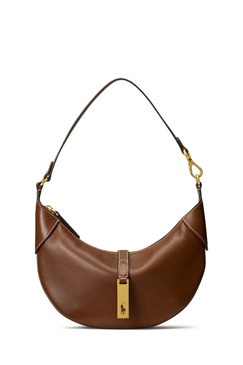 Polo Ralph Lauren suede bag brown color 428968152 at PRM US