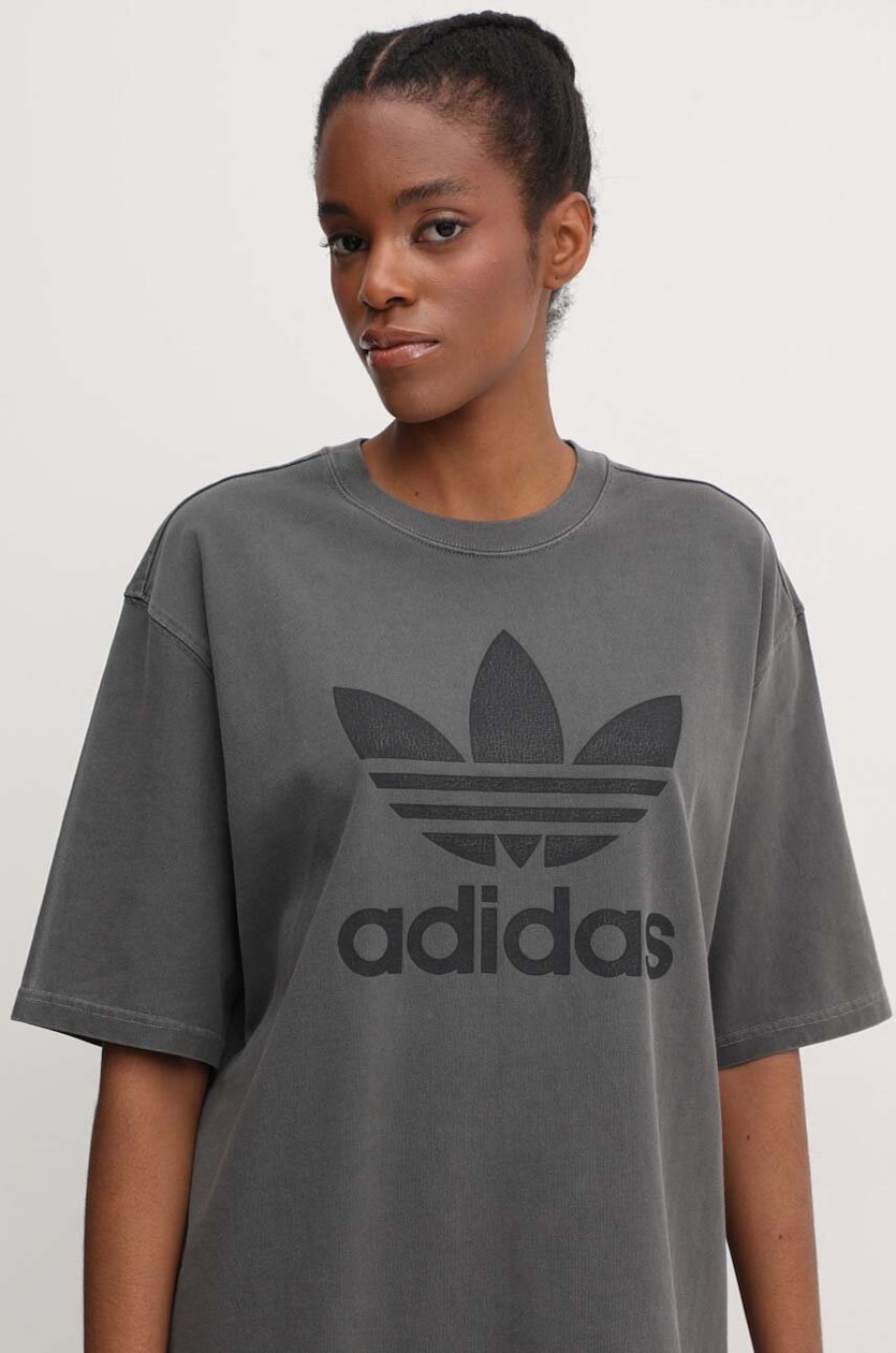 adidas Originals cotton t-shirt Washed Trefoil Tee PRM EU