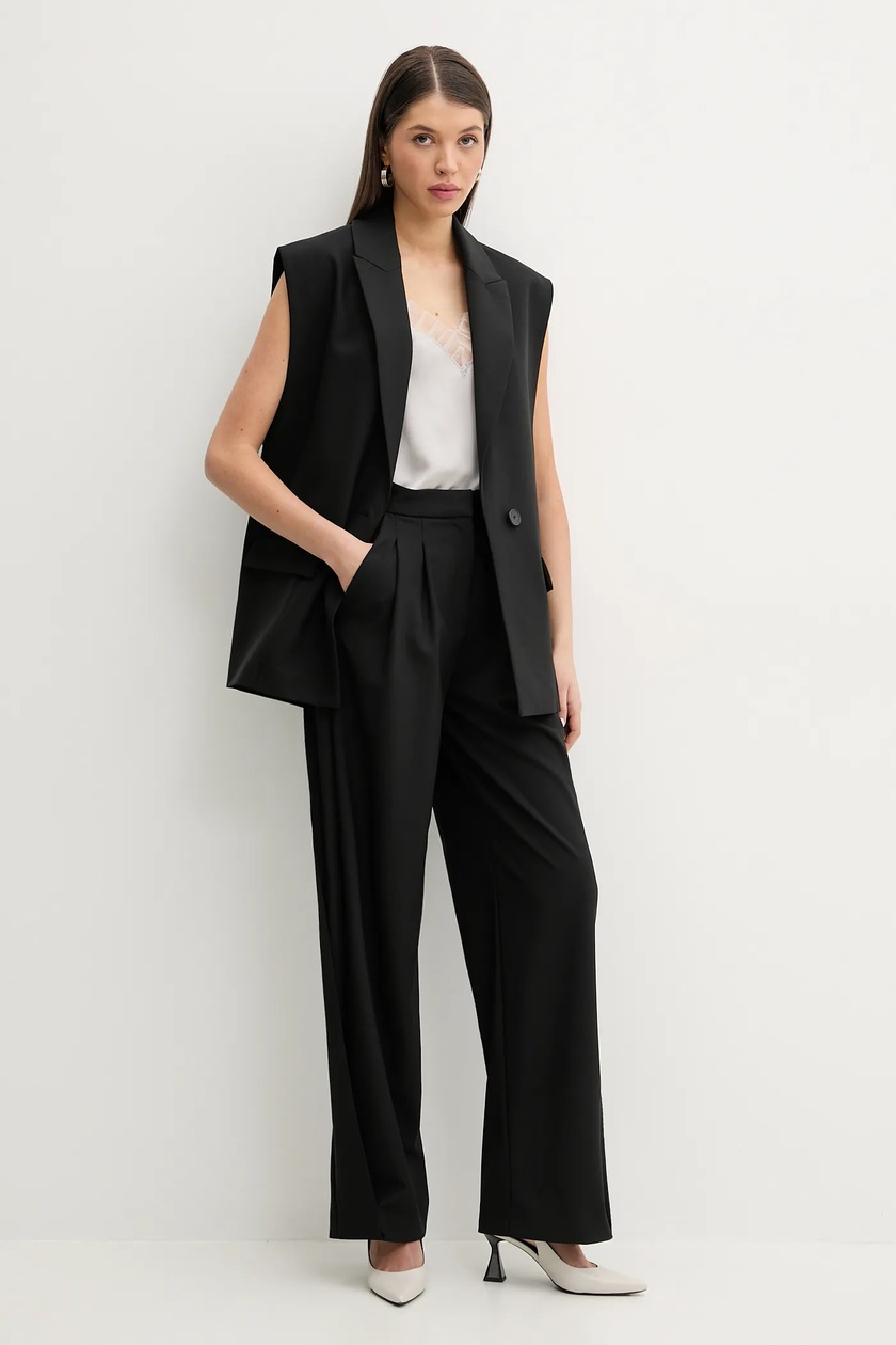 IRO top jedwabny kolor szary | Answear.com