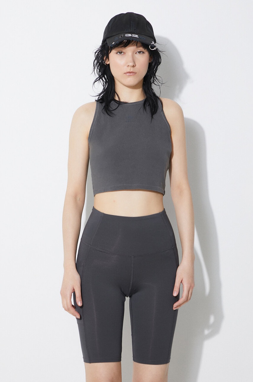 Rick Owens Lilies top women's gray color LI02D5192RV at PRM US