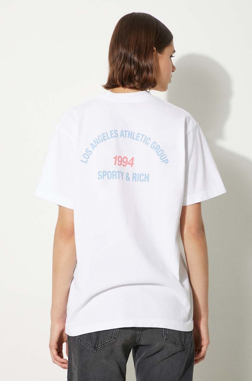 Sporty & Rich cotton t-shirt LA Athletic Group T-Shirt PRM EU