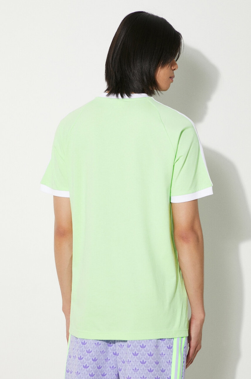 adidas Originals cotton t-shirt men's green color IM9391 at