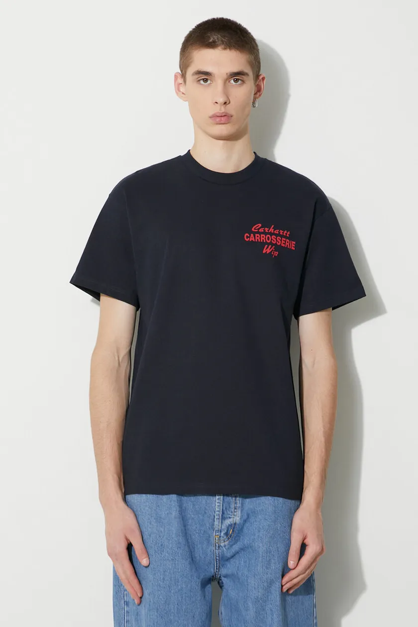 Navy carhartt best sale t shirt