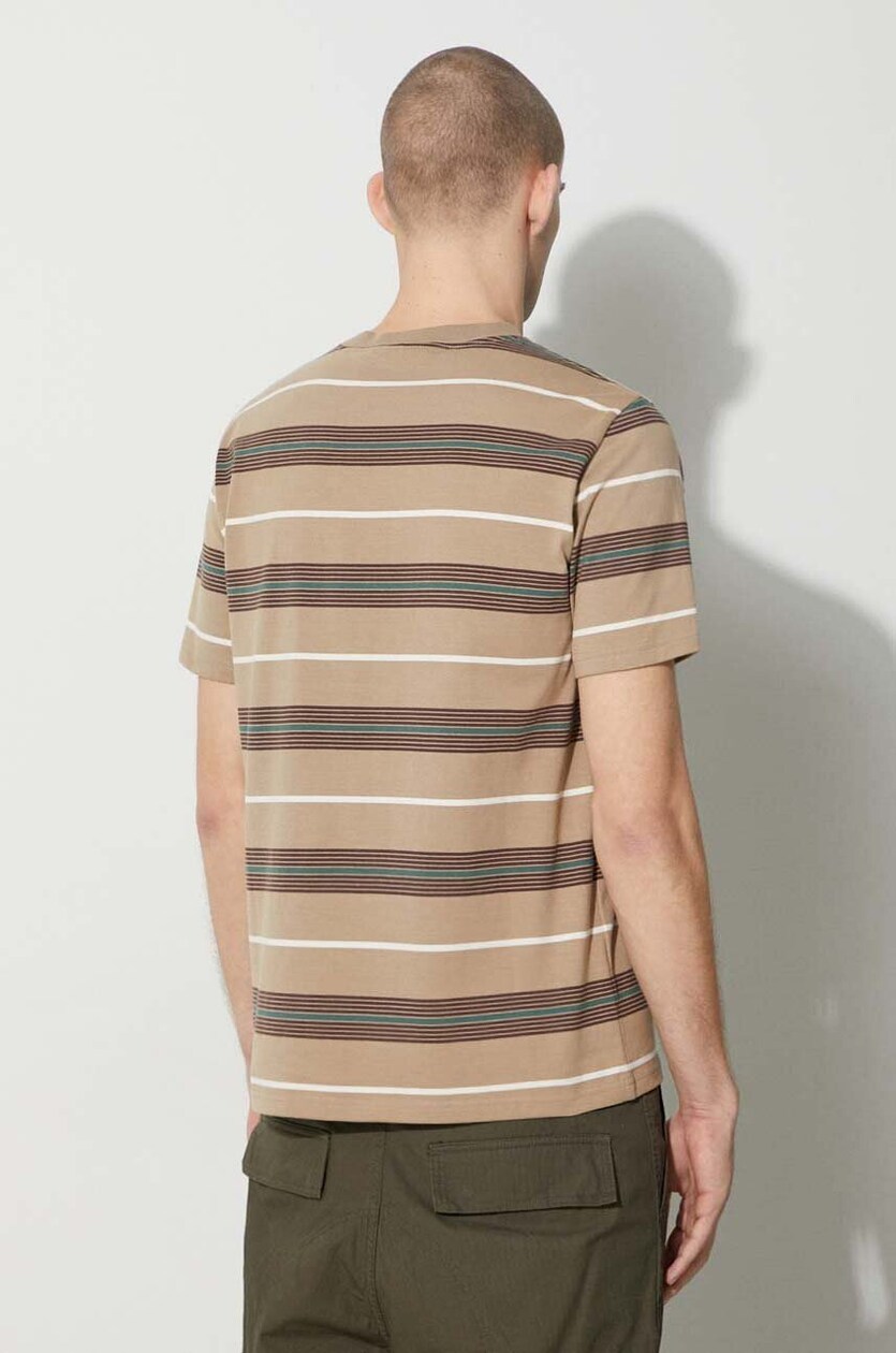 Carhartt WIP cotton t-shirt S/S Haynes T-Shirt men's beige