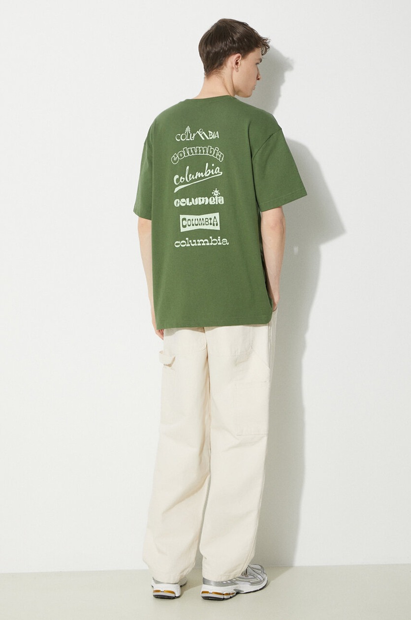 ◆adidas◆ Stripe Tee Tech Green KB8357 adidas Originals cotton t-shirt Stripe Tee green color