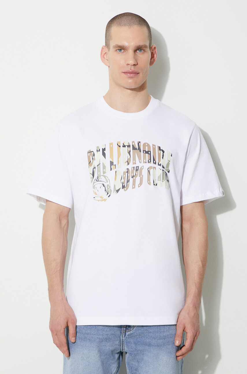 Billionaire Boys Club cotton t-shirt Camo Arch Logo men\'s white color  B24133 | buy on PRM