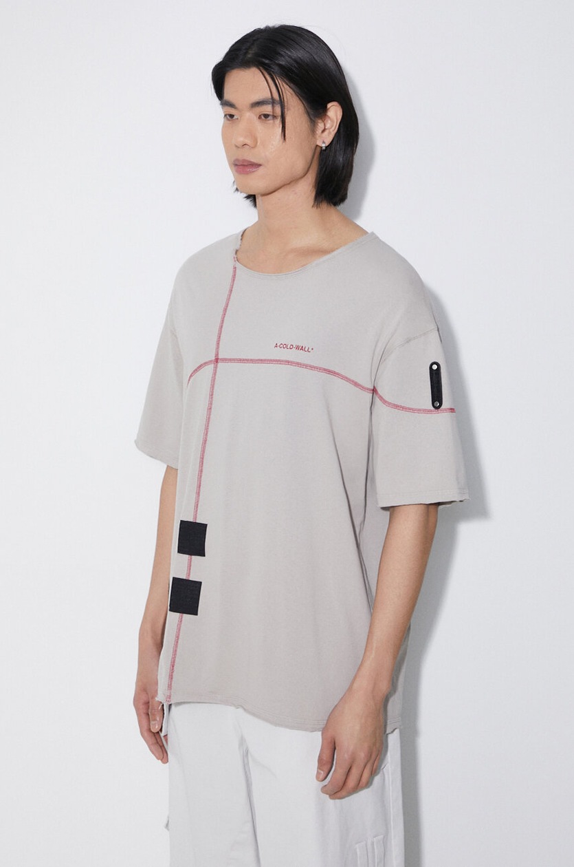 A-COLD-WALL* cotton t-shirt Brushstroke T-Shirt men's beige