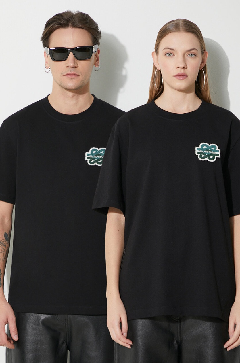 Tシャツ・カットソー TINTORIA MATTEI SS24 SHIRT (SRAGRP UY1 BLACK) T-shirt with artwork - Black | SCAYLE