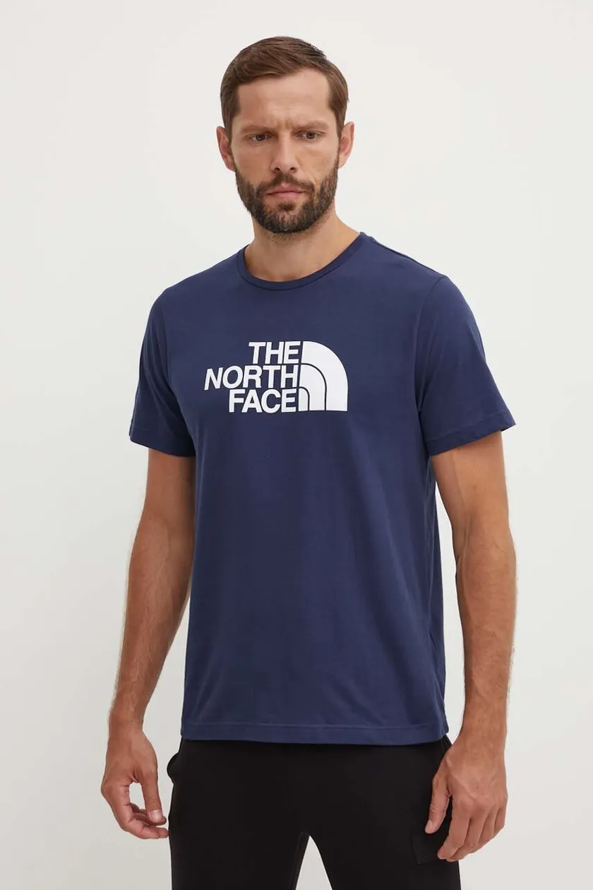 North face hot sale navy t shirt