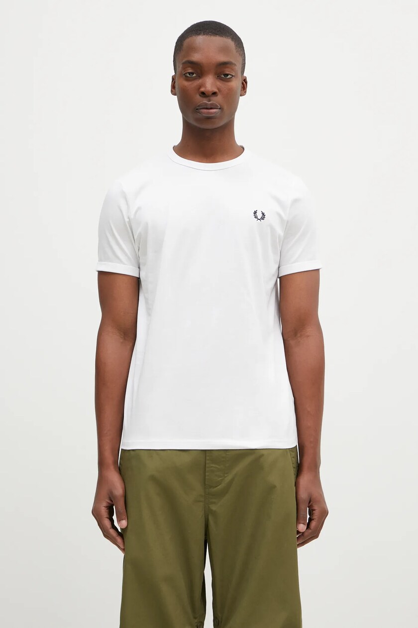 Fred Perry cotton t-shirt Ringer T-Shirt PRM EU Fred Perry cotton t-shirt Ringer T-Shirt PRM EU