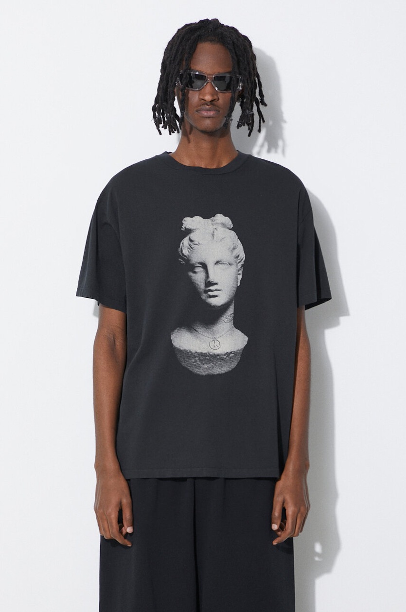 Aries cotton t-shirt Aged Statue SS Tee PRM EU