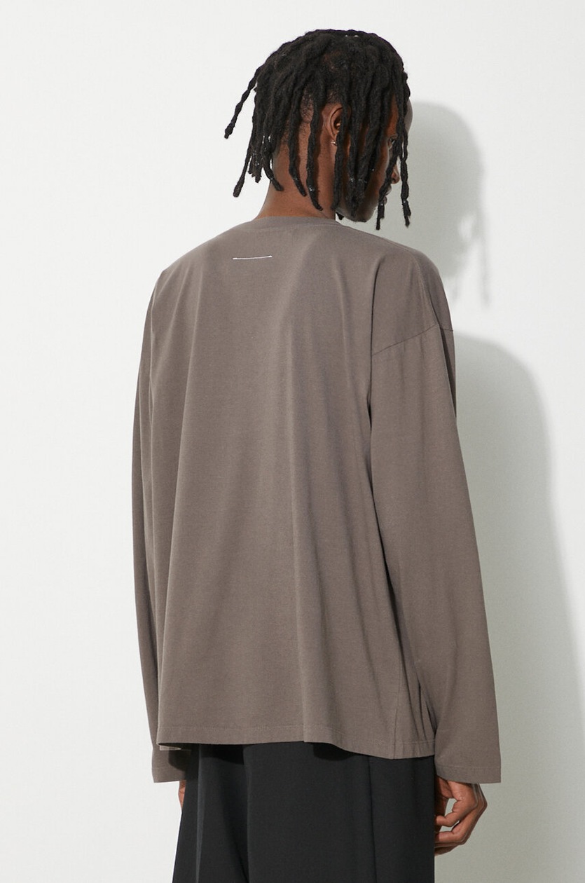 MM6 Maison Margiela cotton longsleeve top PRM EU