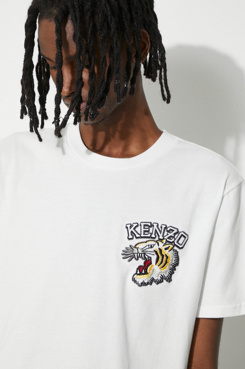 Kenzo cotton t-shirt Gots Tiger Varsity Slim T-Shirt PRM EU