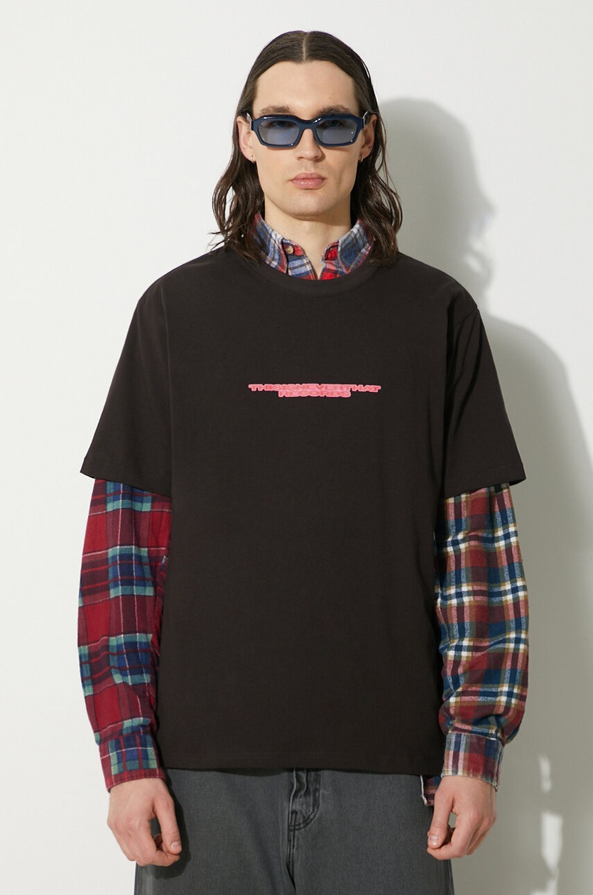 ★thisisneverthat★ ArchLogo Tee TN240TTSST04 TNT Arch-Logo Tee Off Black (TN240TTSST04)