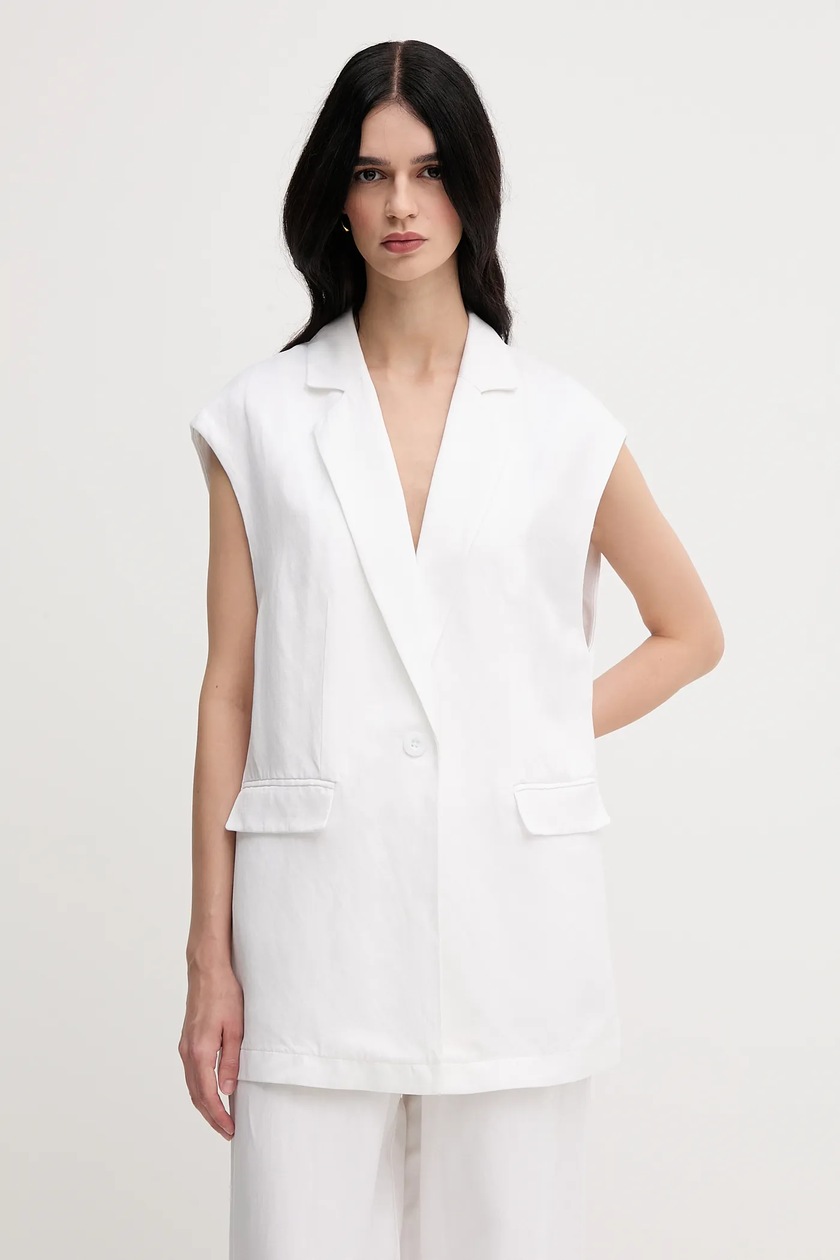 ベスト・ジレ ELISABETTA FRANCHI Women Vests LGL00552E2360 White Dali store | Elisabetta Franchi #newcollection #fw2324
