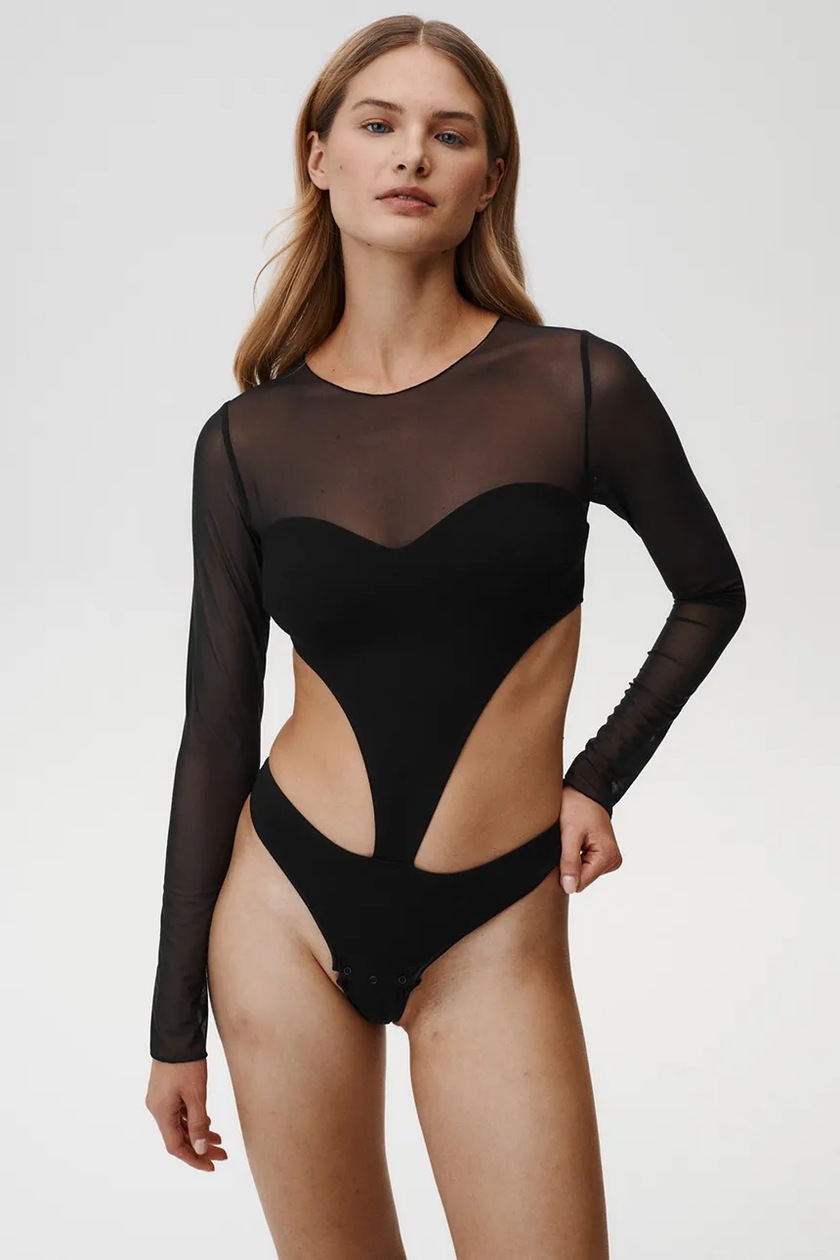 Drunk in Love Bodysuit Black | Undress Code USD