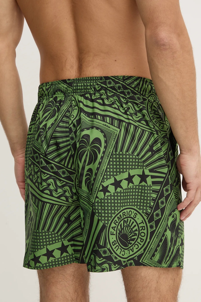 Rio⭐️ adidas Performance szorty kąpielowe x Farm Rio kolor zielony