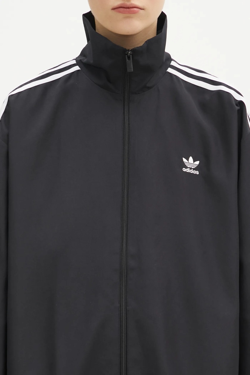 adidas Originals sweatshirt OVERSIZED TT women's black color with