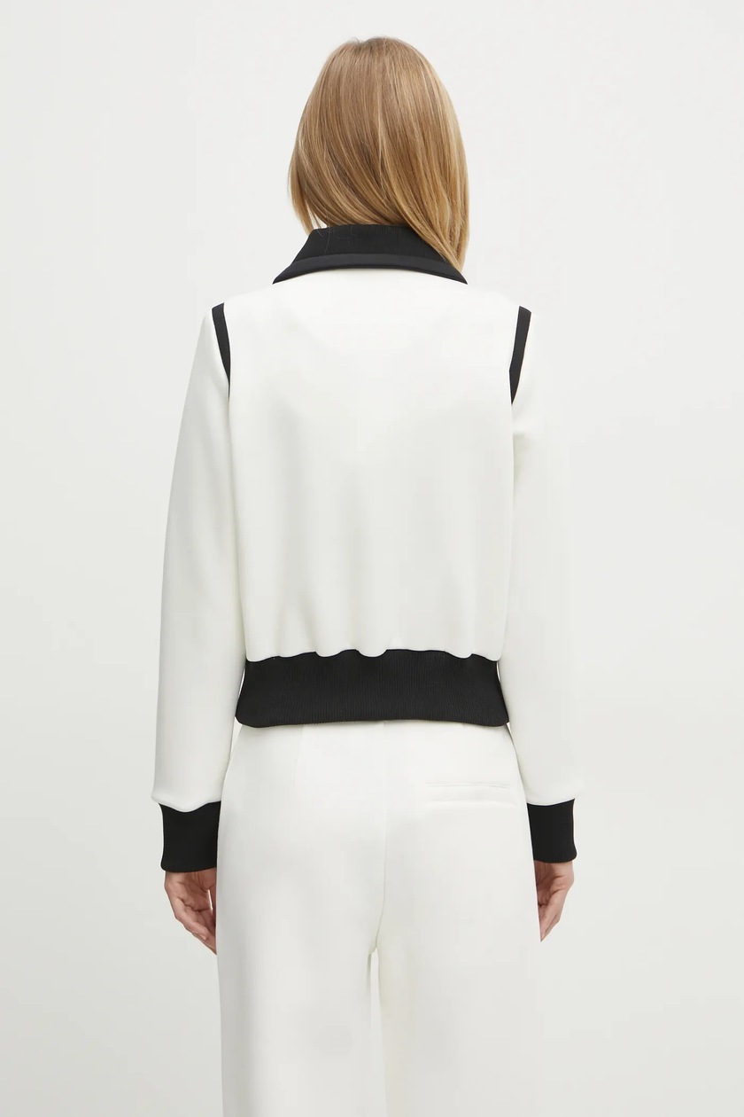 adidas Originals sweatshirt Collared Tracktop women's white