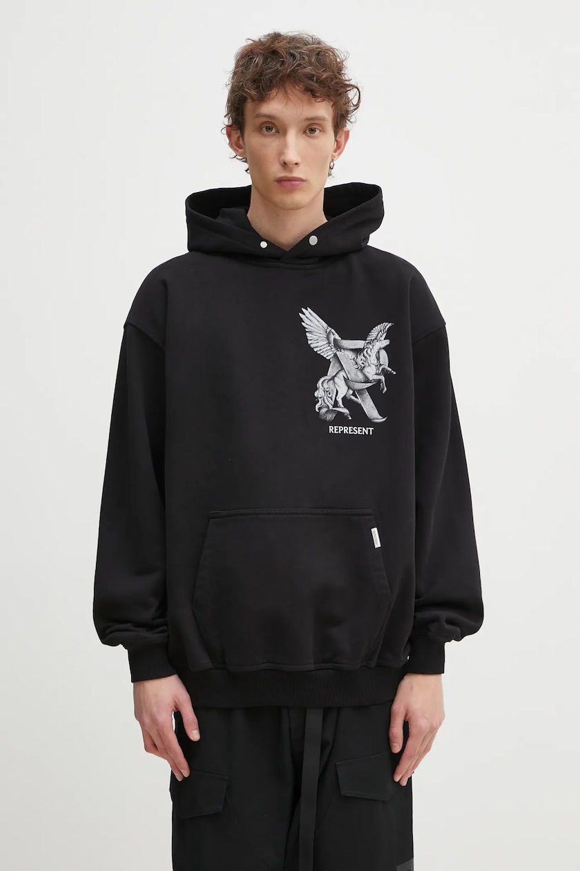 Fred Perry cotton sweatshirt Tipped Sleeve Half Zip Sweat PRM EU