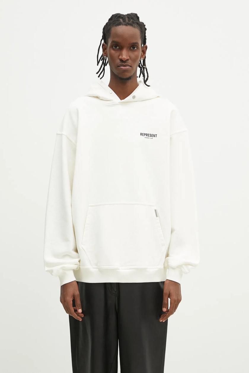 パーカー・フーディ REPRESENT SS25 SWEATSHIRT WITH LOGO (OCM41122 158) SS25-BLM08N-01X_F1_PRM.webp?v=