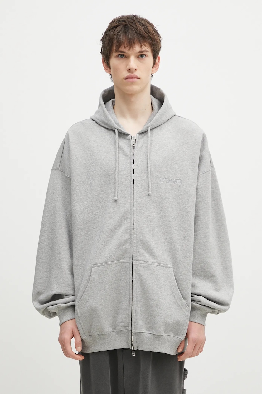 VETEMENTS sweatshirt Embroidered Logo Oversized PRM EU VETEMENTS sweatshirt Embroidered Logo Oversized PRM EU