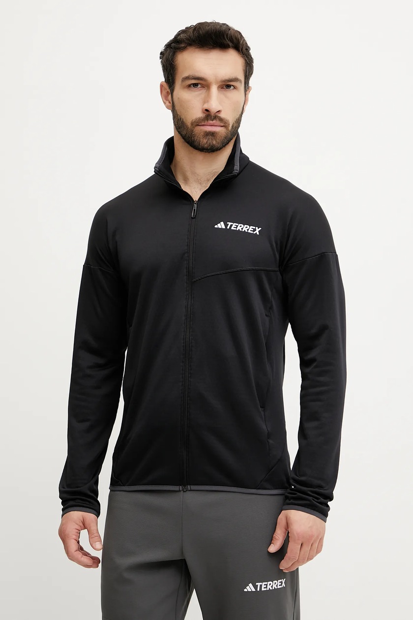 Хлопковая кофта Diesel S-BOXT-HOOD-ZIP-DIV мужская цвет чёрный с