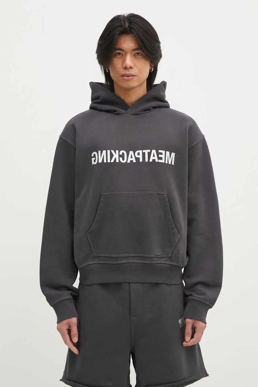 thisisneverthat cotton sweatshirt T-Logo Crewneck men's gray