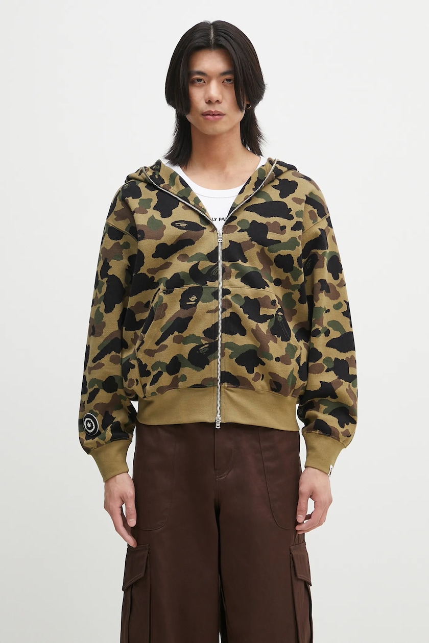 A Bathing Ape cotton sweatshirt 1St Camo 2Nd Shark Full Zip A Bathing Ape cotton sweatshirt 1St Camo 2Nd Shark Full Zip