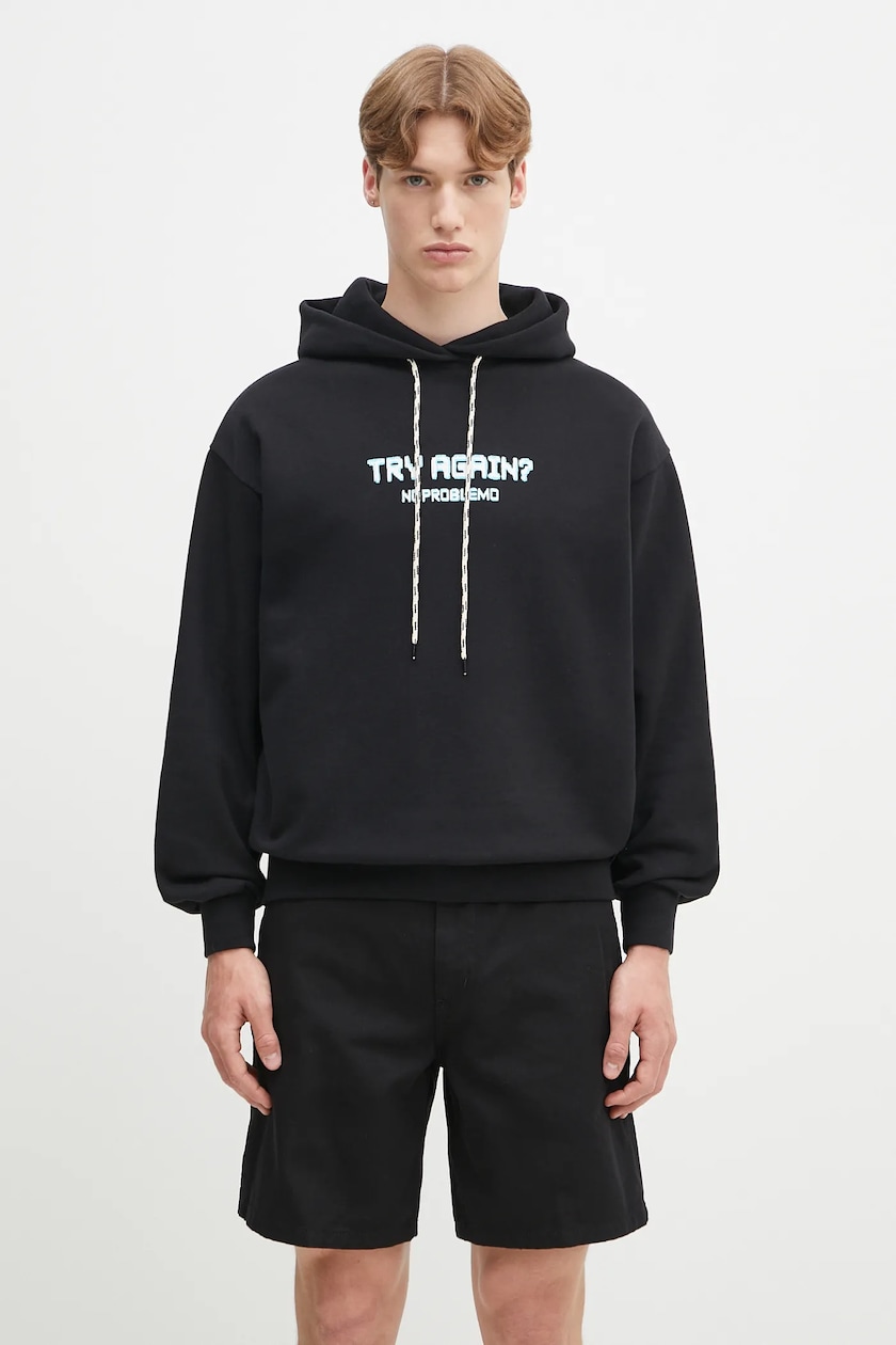 NEIL BARRETT|SWEATSHIRTS (Easy Blouson Degrade Rain Bol Neil Barett cotton sweatshirt EASY BLOUSON DEGRADE' RAIN