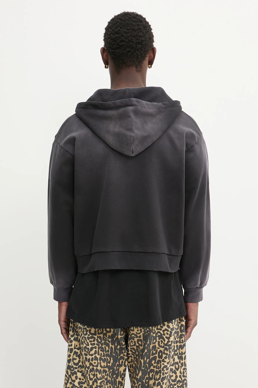 【1017 ALYX 9SM】Men's Garment Dye Reversible Zip-Up Hoodie 1017 ALYX 9SM Black Garment-Dyed Reversible Hoodie 1017 ALYX 9SM