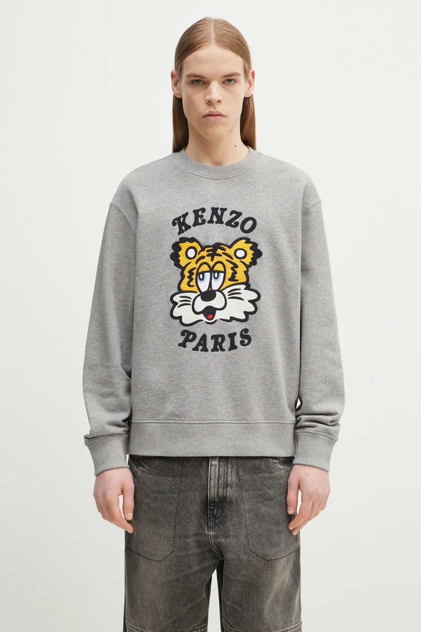 【SATIIIZ】Elifer Pigment Patch Sweatshirt UR Medicine Hospitals Enza tie dye crewneck EZ982 – Forever