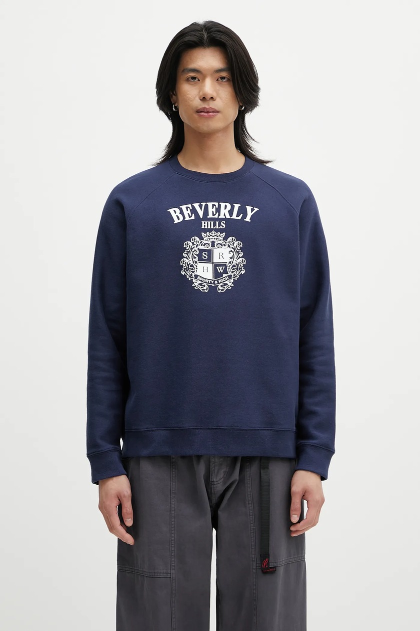 Sporty & Rich cotton sweatshirt Riding Club PRM EU