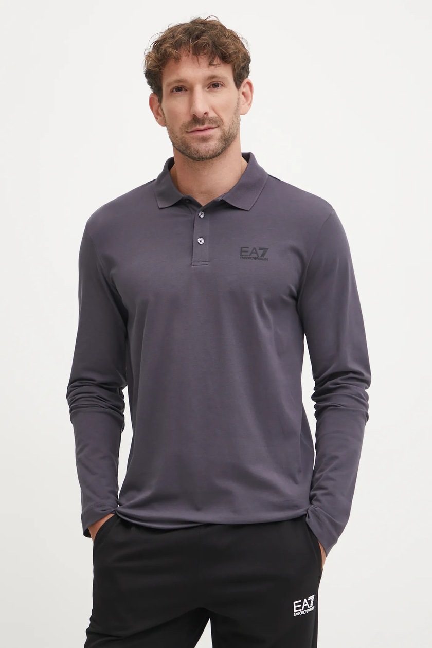 Ea7 Polo Uomo Manica Lunga Armani EA7 EMPORIO ARMANI Polo Da Uomo