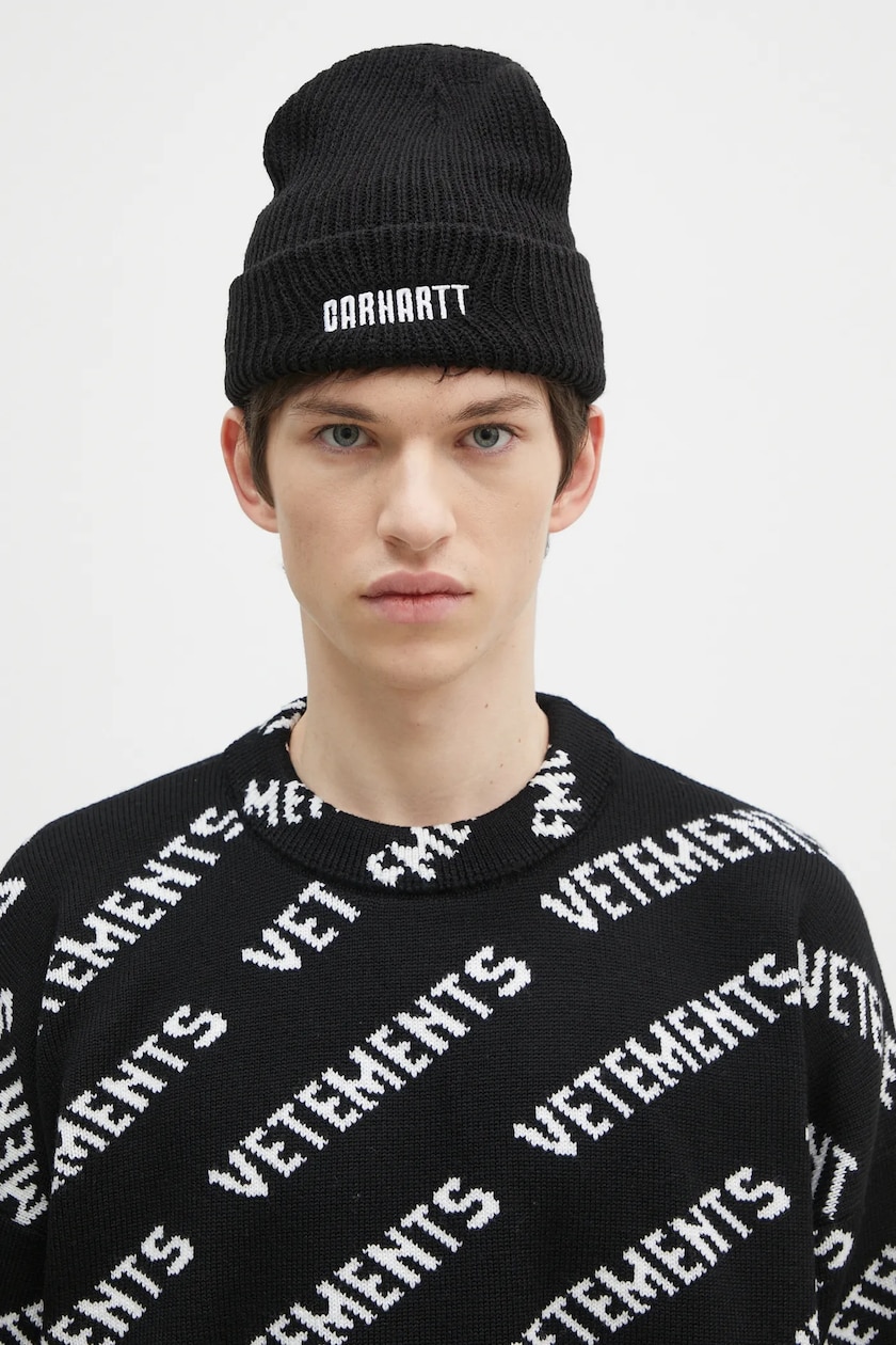 Ader Error wool beanie Twinkkle Heart Logo Beanie black