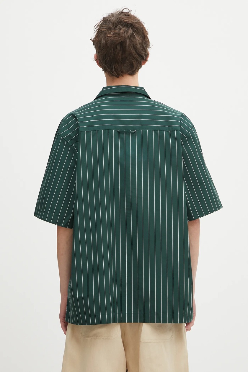 Carhartt WIP shirt S/S Hendry Shirt green color relaxed I034534 at