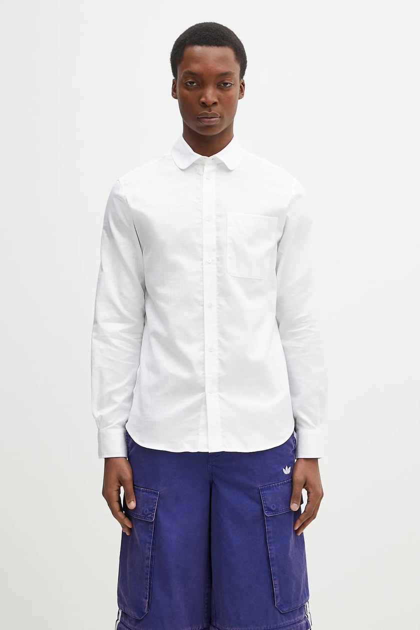 Tシャツ・カットソー ^LEATHERY^ SMALL LOGO OXFORD SHIRT WHITE LRSH5102WH Levi's oxford shirt with small logo in white | ASOS