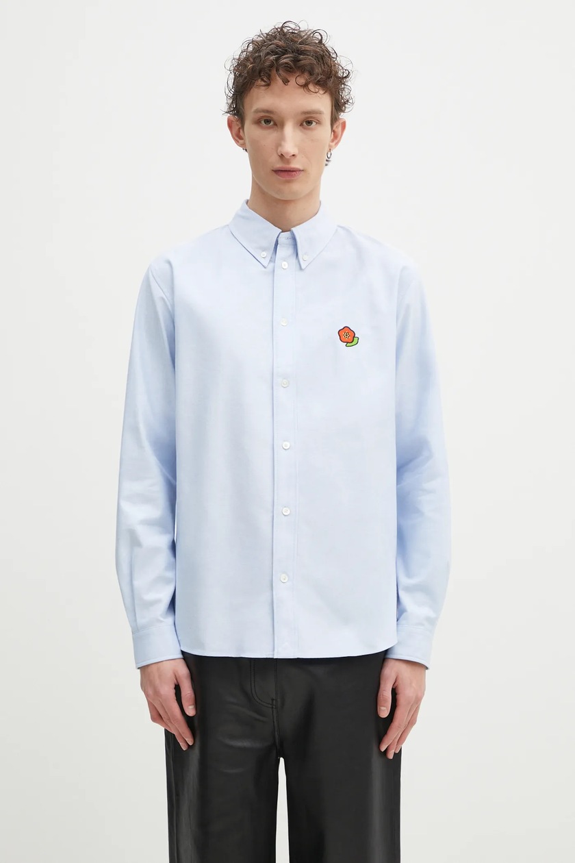 Kenzo cotton shirt Boke Flower Crest Casual Shirt PRM EU
