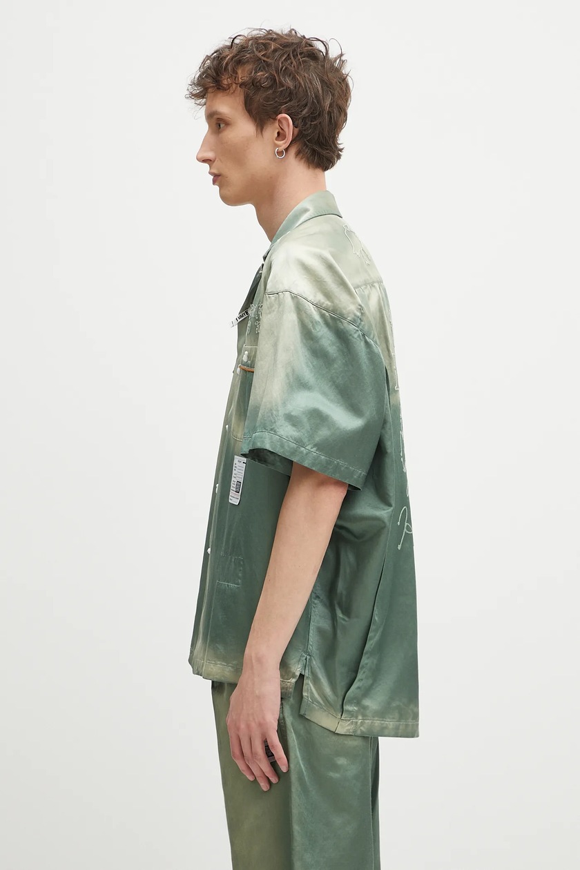 Maison MIHARA YASUHIRO shirt Bowling S/S Shirts green color Maison MIHARA YASUHIRO shirt Bowling S/S Shirts green color